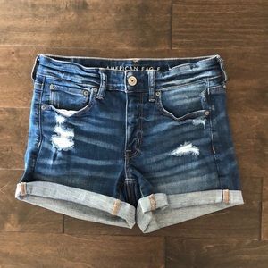 American Eagle Super Stretch Midi Shorts